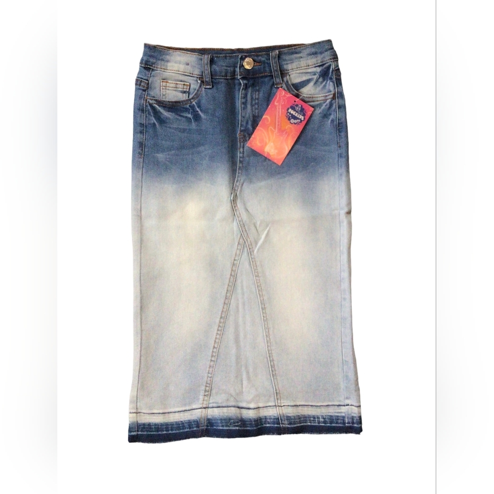 ROCKIDS Little Girls Denim Jean Skirt BRAND NEW!! TAGS INCLUDED